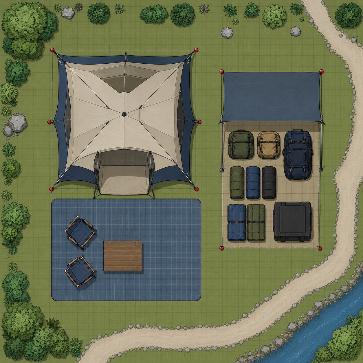 Family Dry Zone top-down pitch board