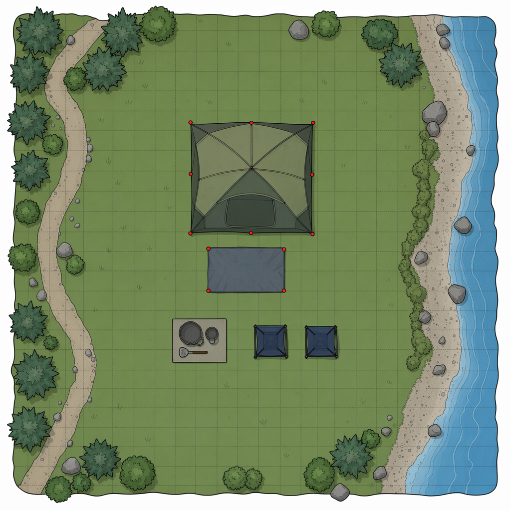 Two-Person Pitch top-down pitch board